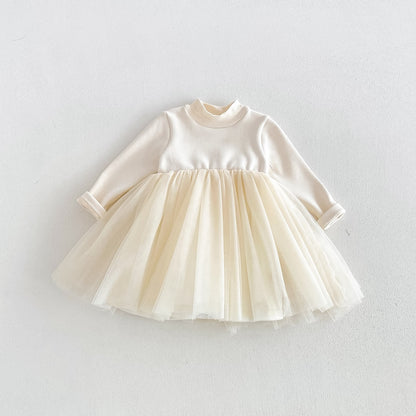High Neck Tulle Dress