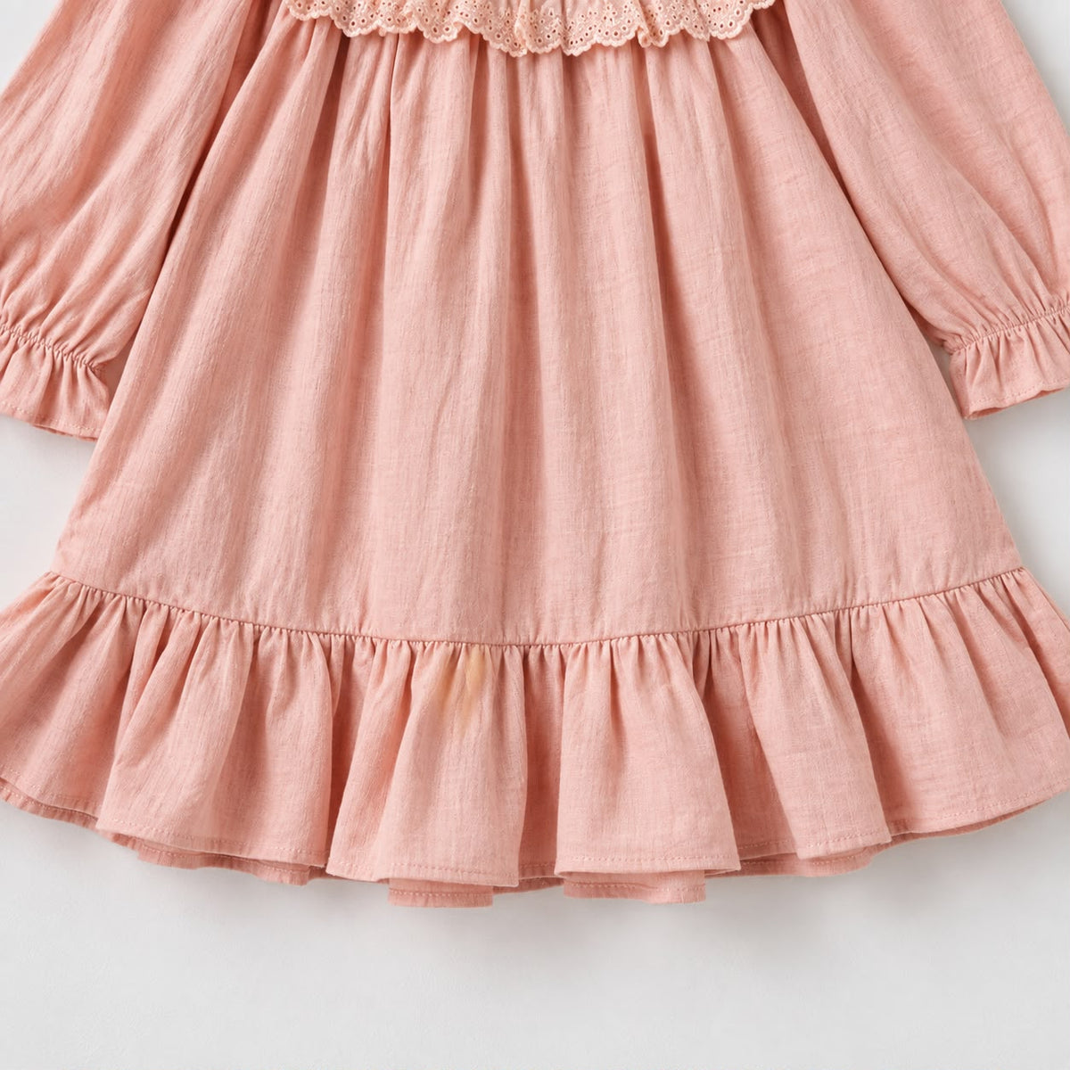 Floral Embroidered Toddler Dress