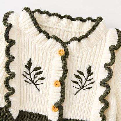 Ruffle Detail Sweater Dress