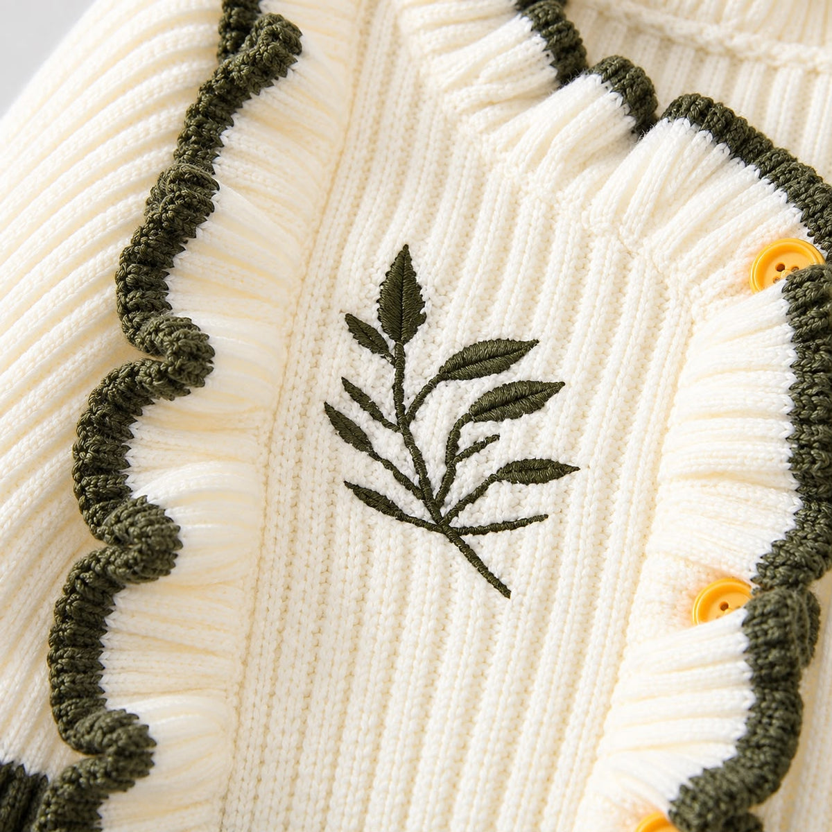 Ruffle Detail Sweater Dress