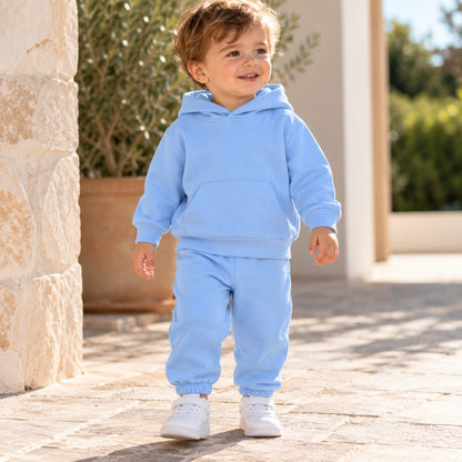 Casual Hoodie and Trousers Set