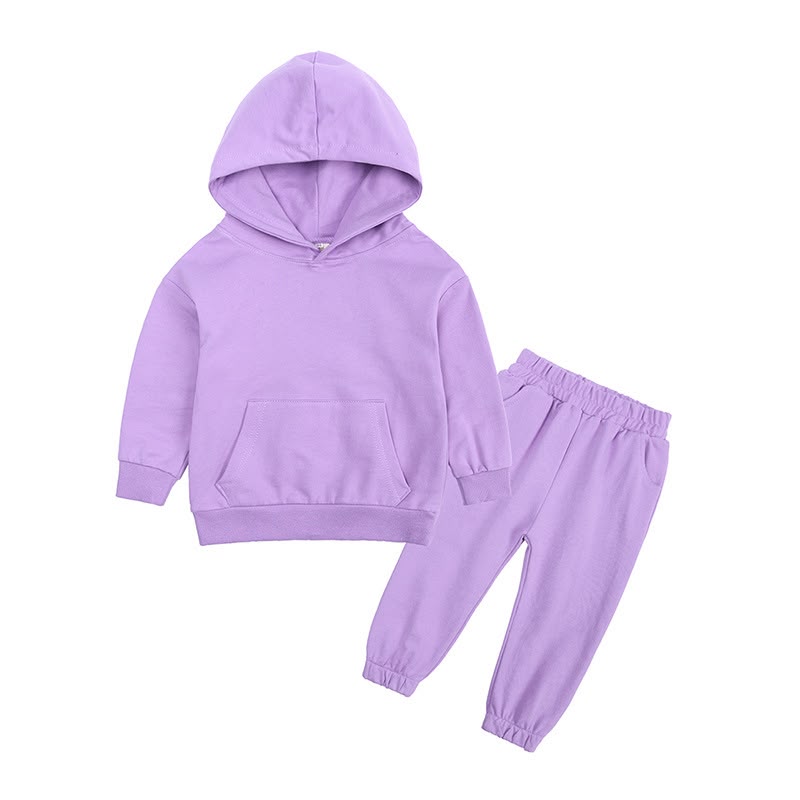 Casual Hoodie and Trousers Set
