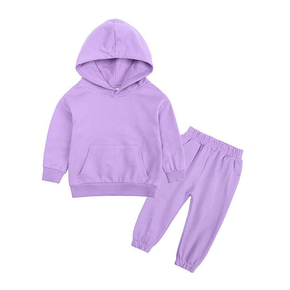 Casual Hoodie and Trousers Set