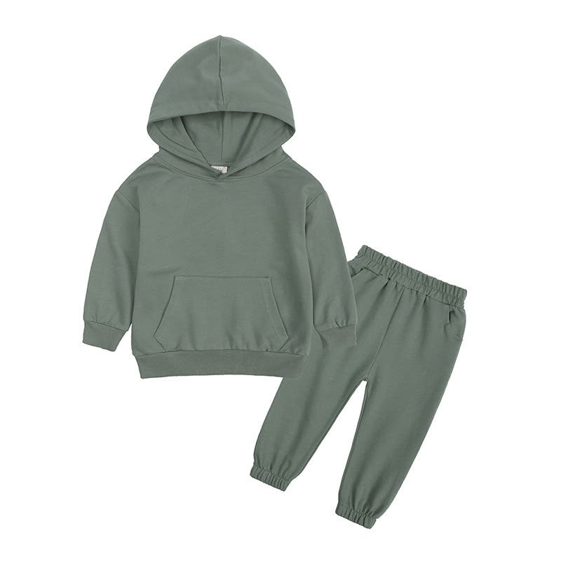 Casual Hoodie and Trousers Set