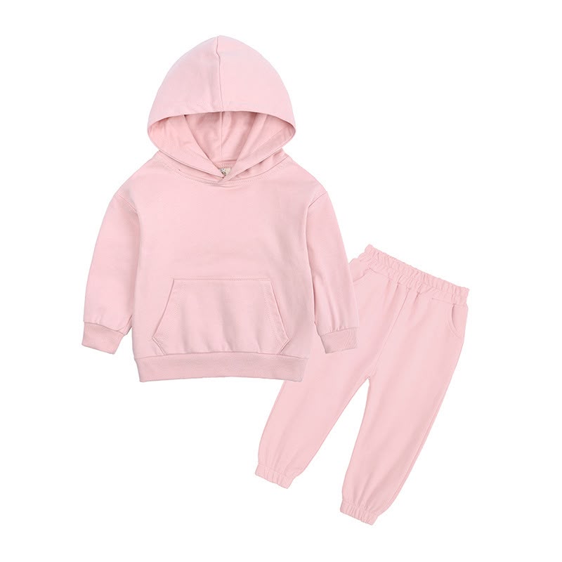 Casual Hoodie and Trousers Set