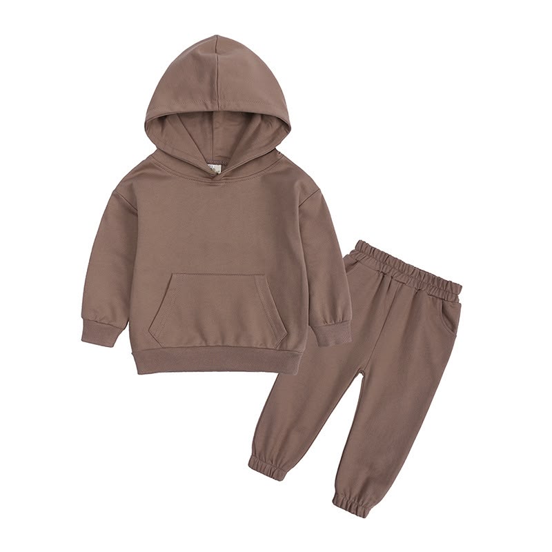 Casual Hoodie and Trousers Set