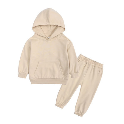 Casual Hoodie and Trousers Set