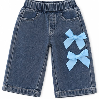 Denim Trousers and Sweatshirt Set
