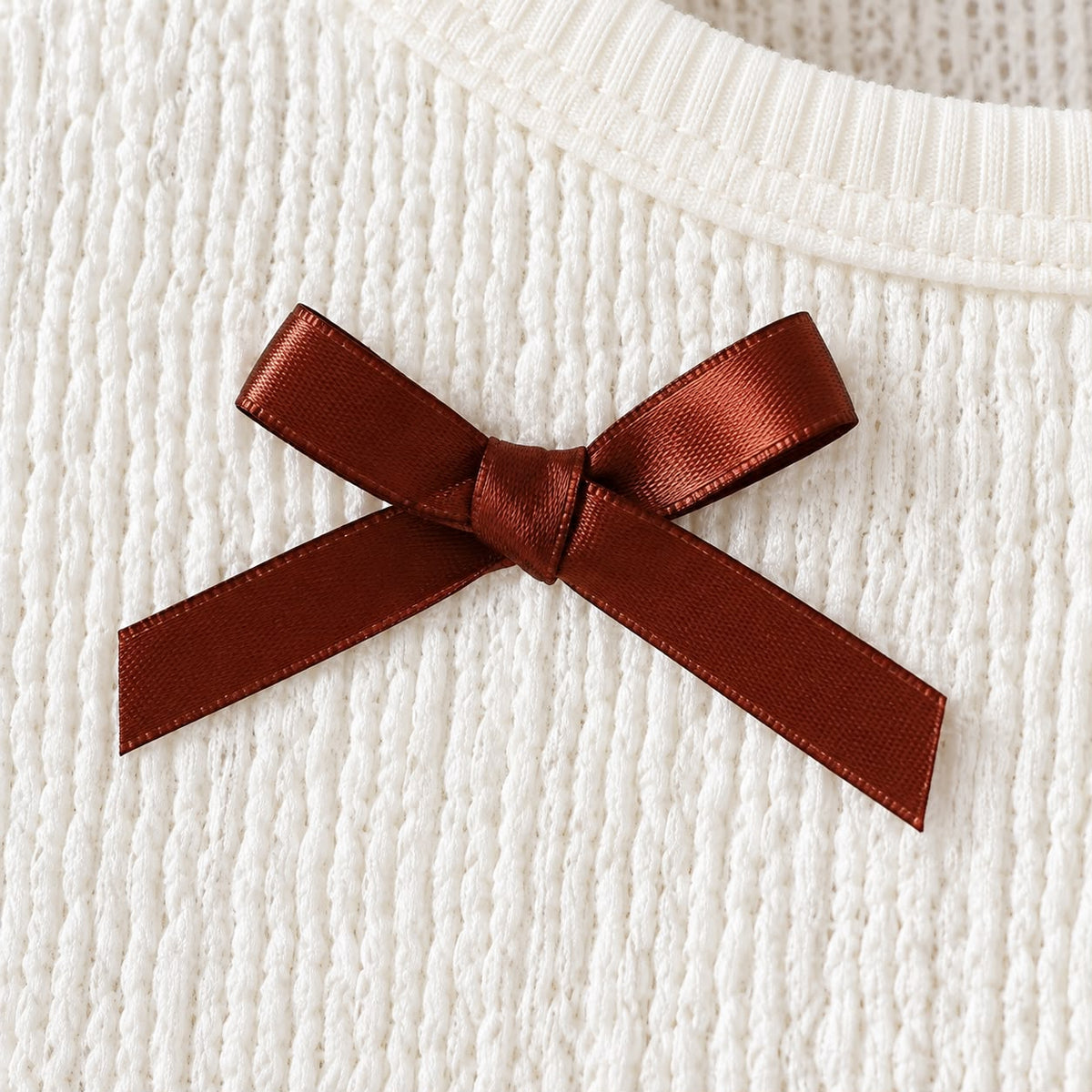 Brown Bow Dress