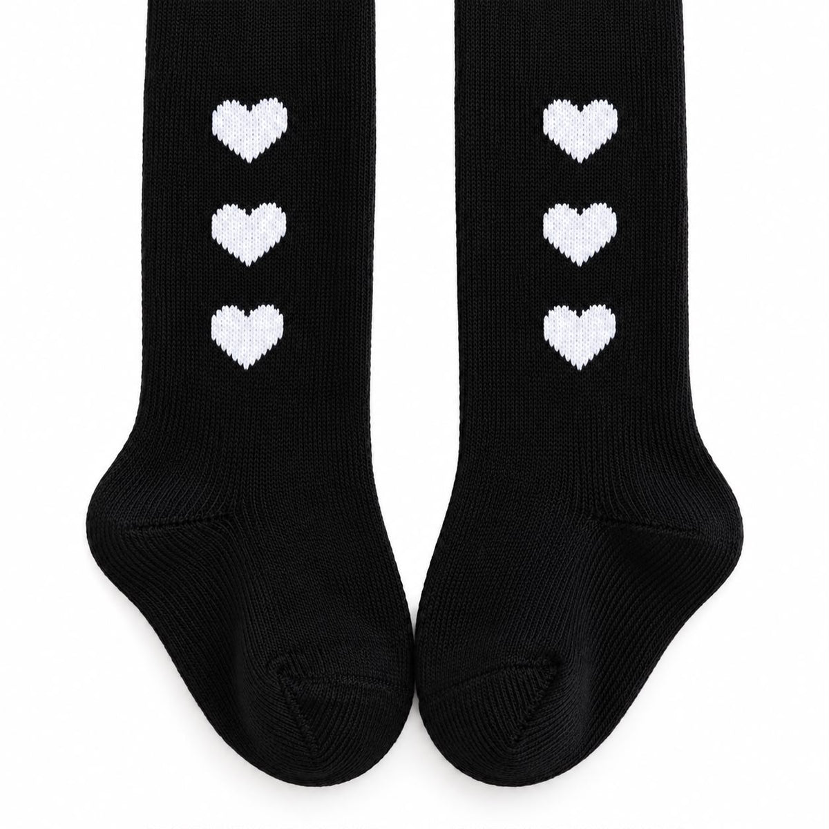 Heart Pattern Toddler Tights