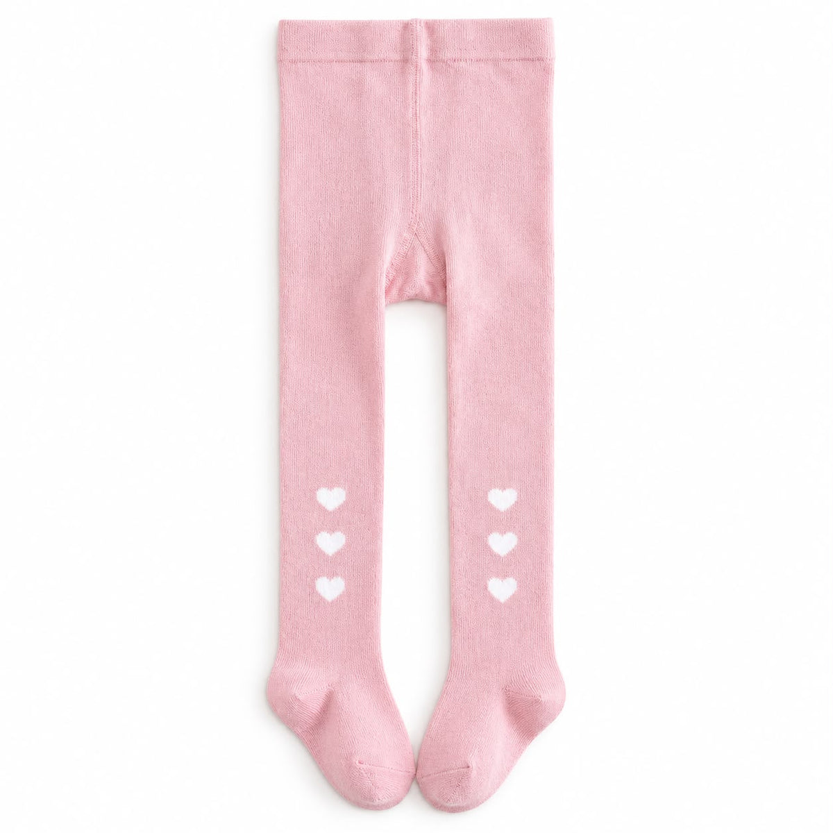 Heart Pattern Toddler Tights