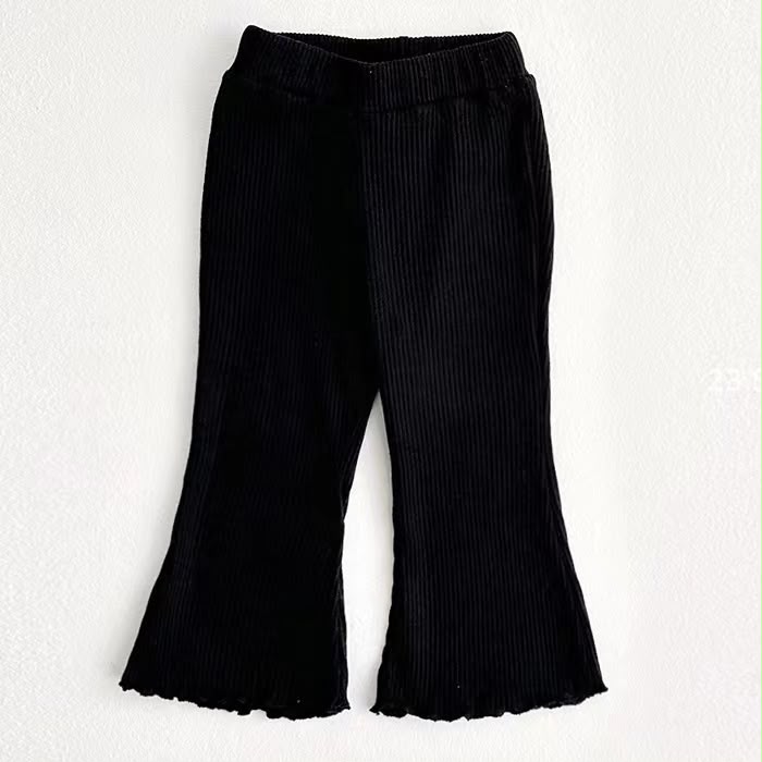 Black Flare Toddler Pants