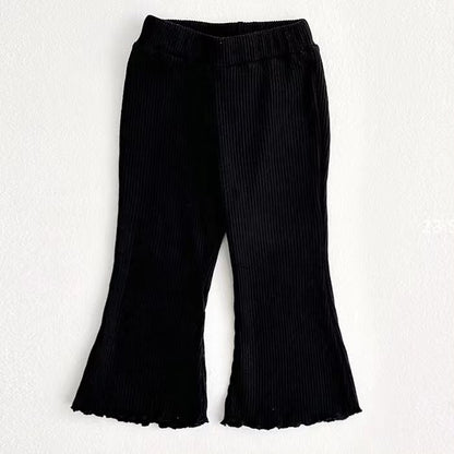 Black Flare Toddler Pants