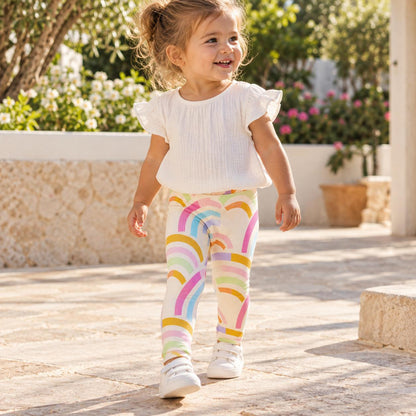 Rainbow Print Toddler Leggings