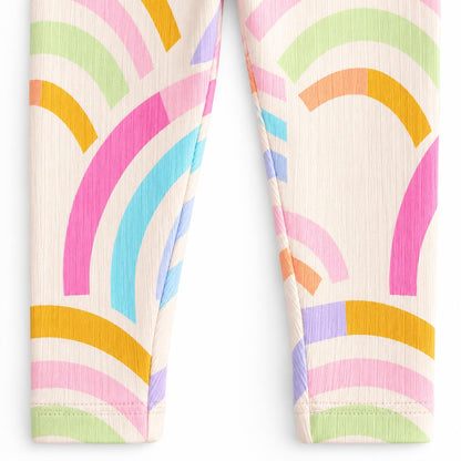 Rainbow Print Toddler Leggings