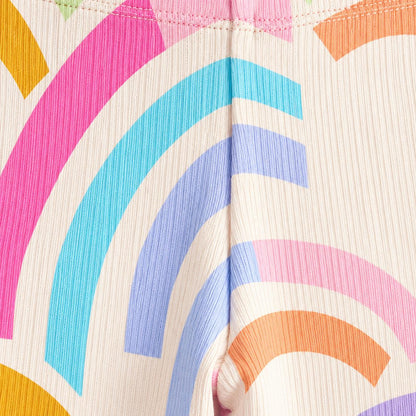 Rainbow Print Toddler Leggings