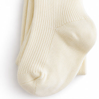 Ivory Bow Baby Tights