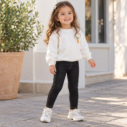 Stretch Denim Toddler Pants