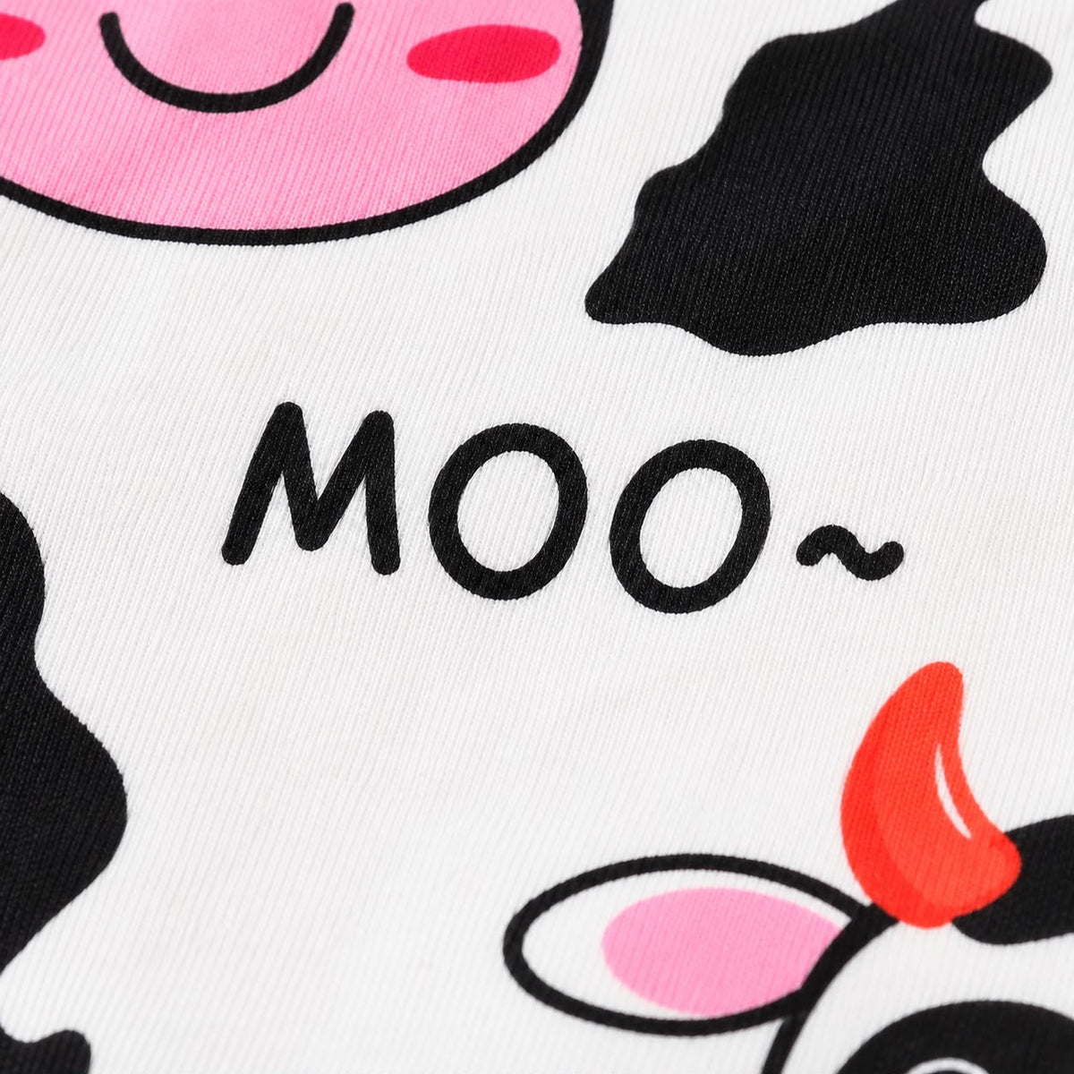 Cow Print Kids Sleepwear Set