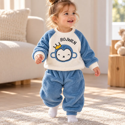 Soft Fleece Top and Pants Set