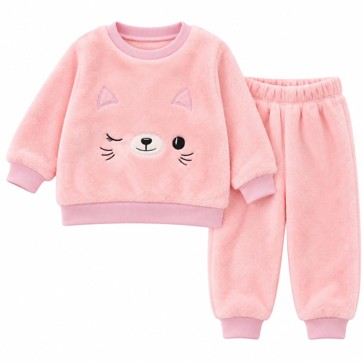 Soft Fleece Top and Pants Set