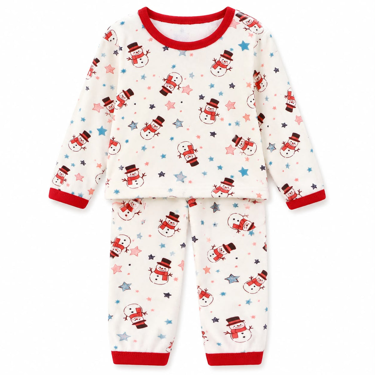 Winter Print Toddler Pajamas