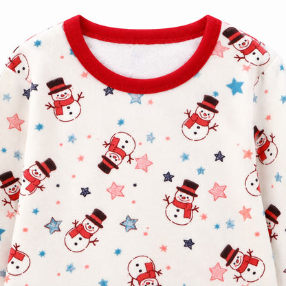 Winter Print Toddler Pajamas