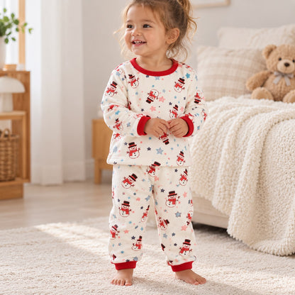 Winter Print Toddler Pajamas