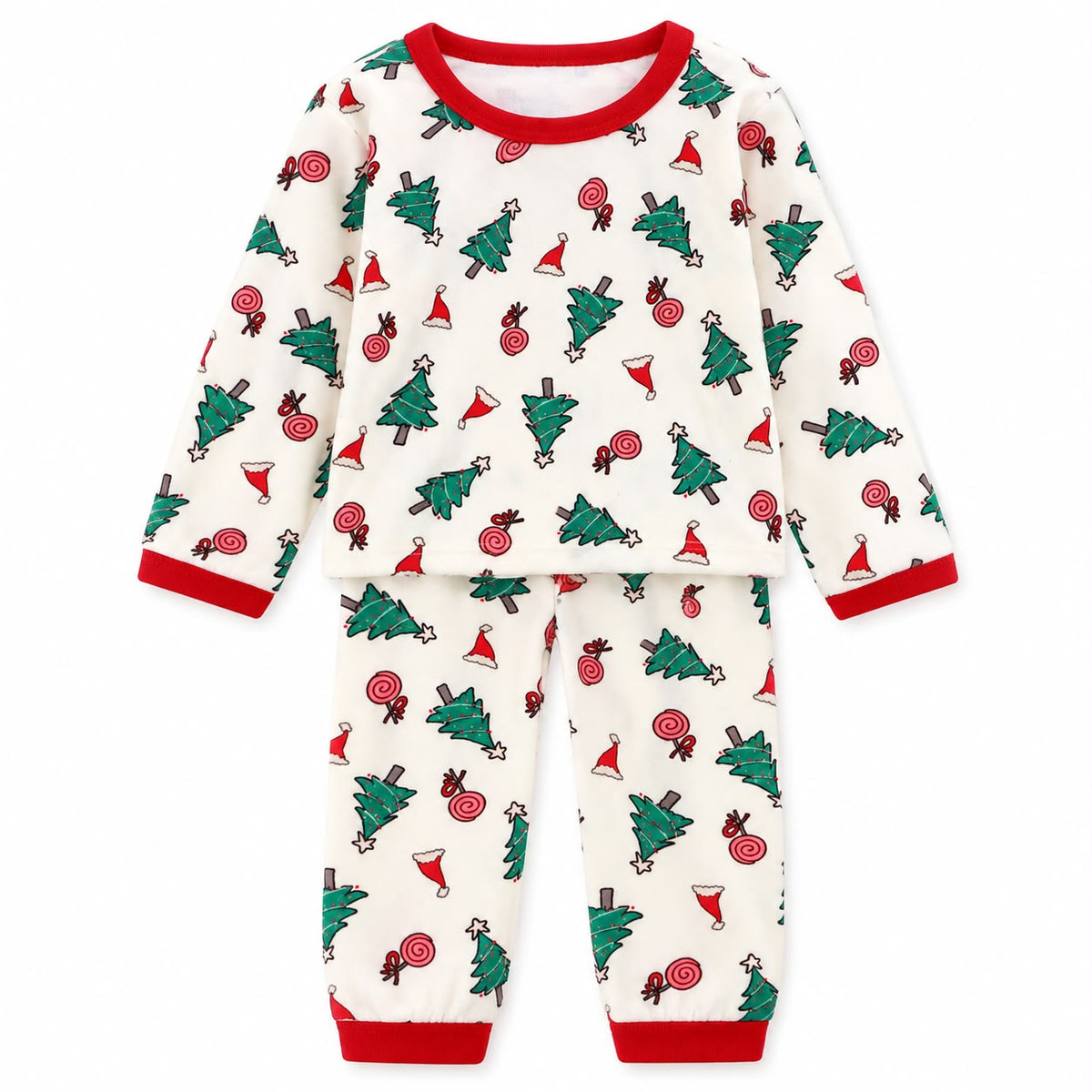Winter Print Toddler Pajamas