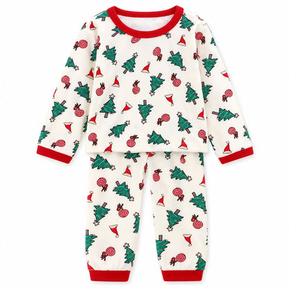 Winter Print Toddler Pajamas