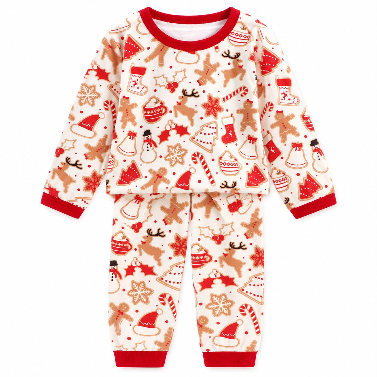 Winter Print Toddler Pajamas