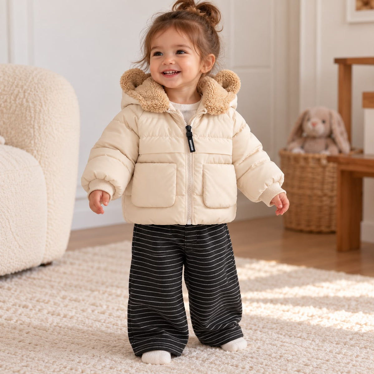Hooded Winter Toddler Jacket