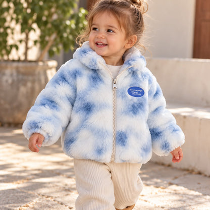 Cloud Print Kids Jacket