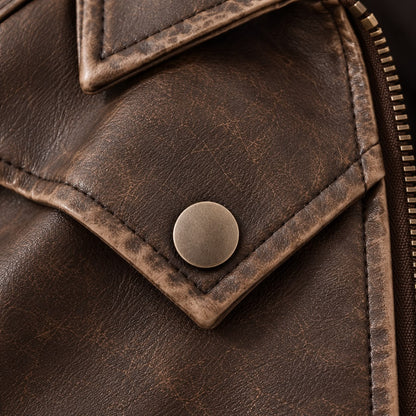 Faux Leather Kids Jacket