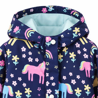Print Hooded Jacket