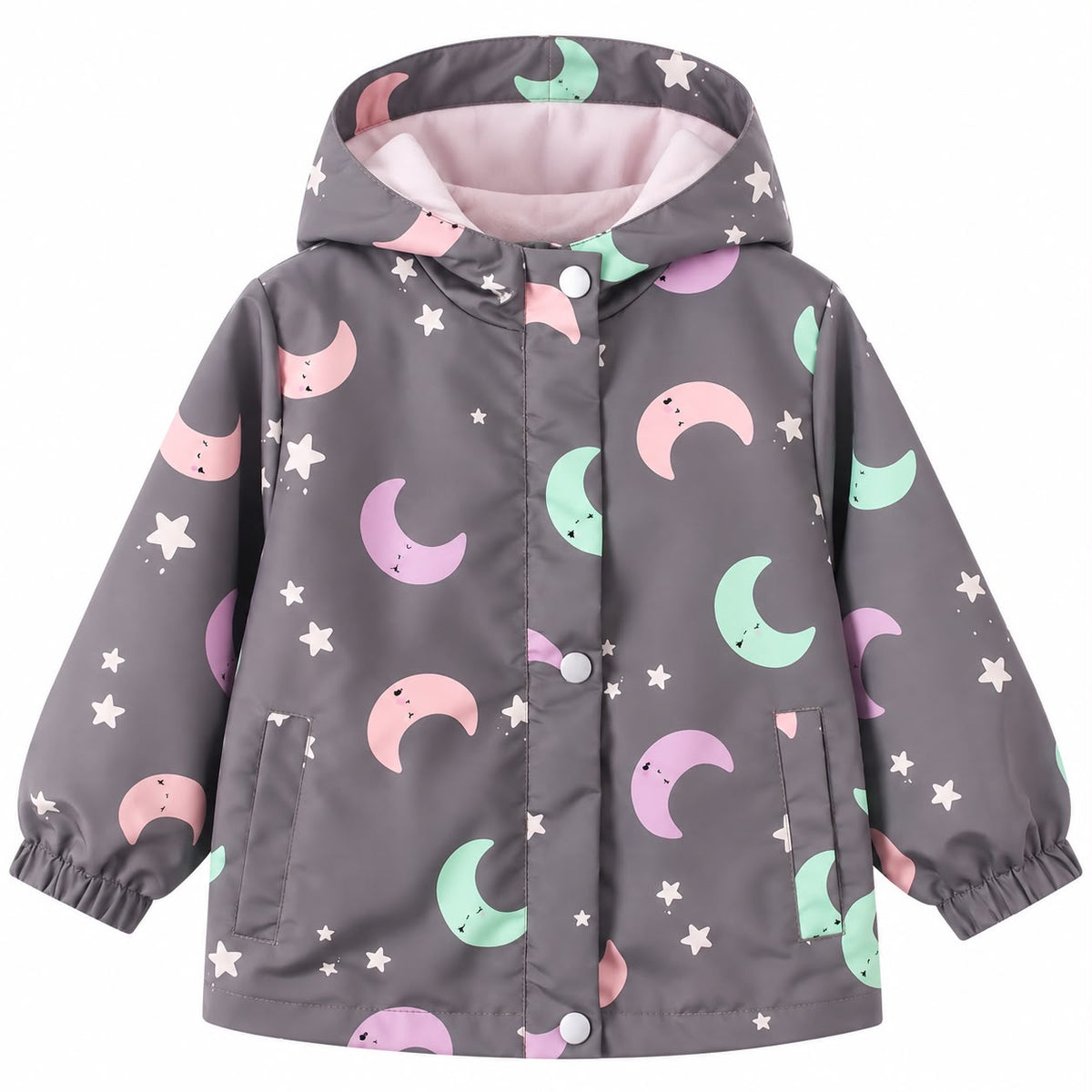 Print Hooded Jacket