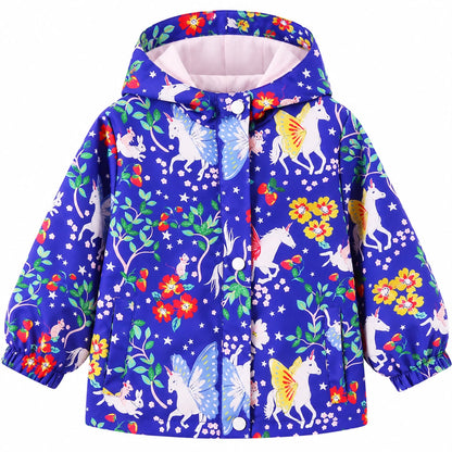 Print Hooded Jacket