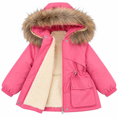 Faux Fur Hooded Jacket