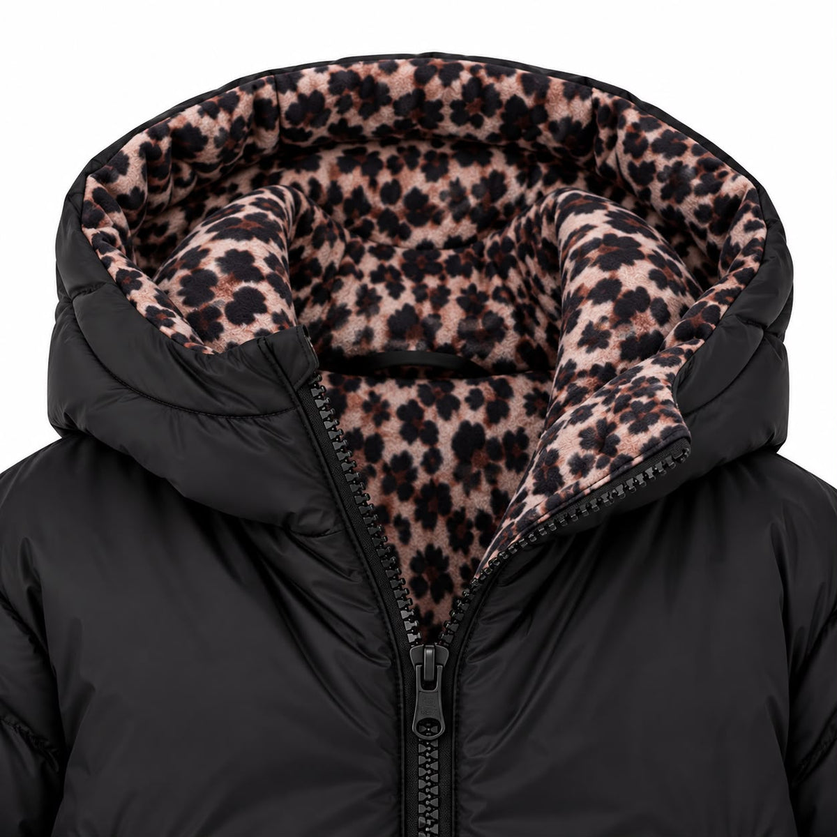 Leopard Lined Winter Jacket