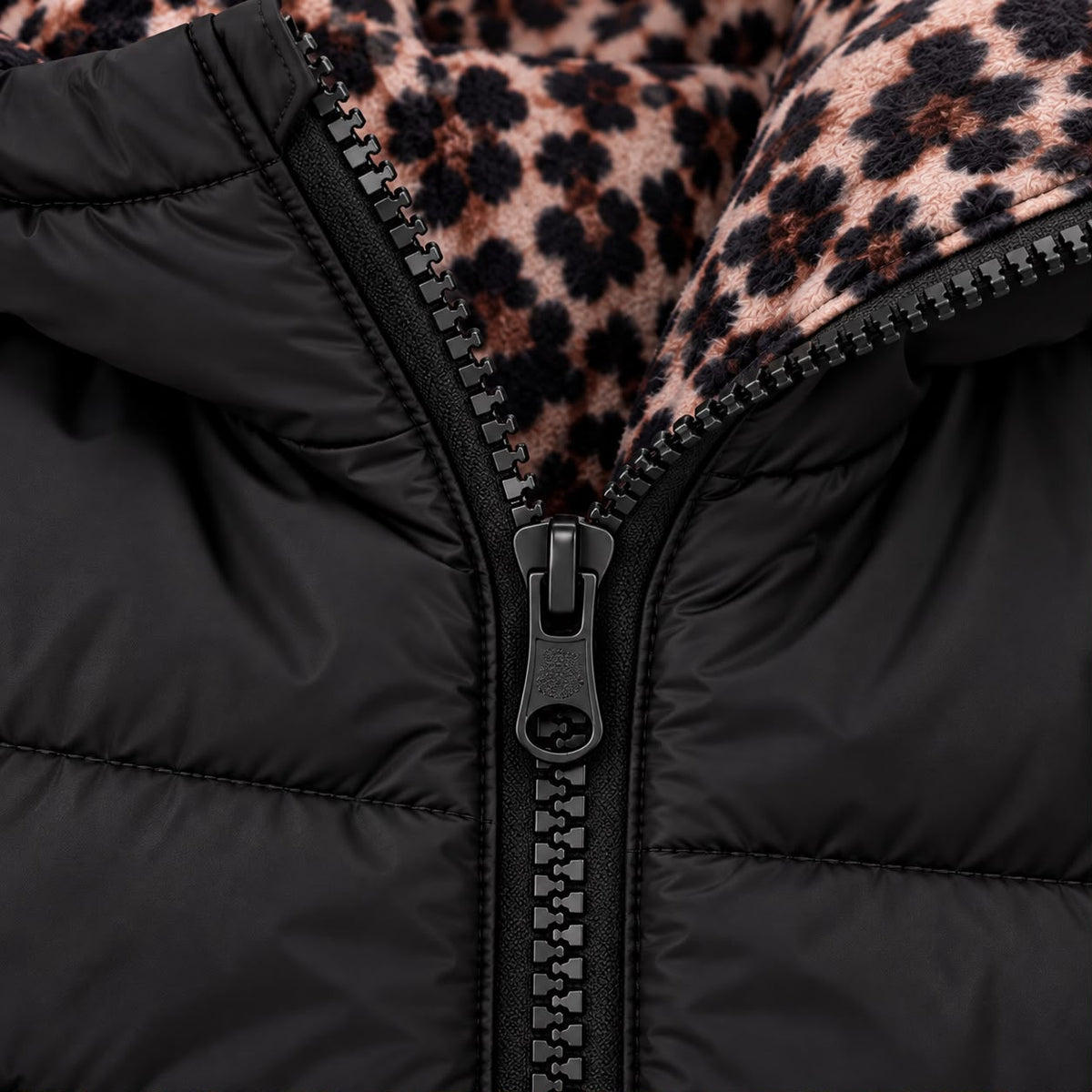 Leopard Lined Winter Jacket