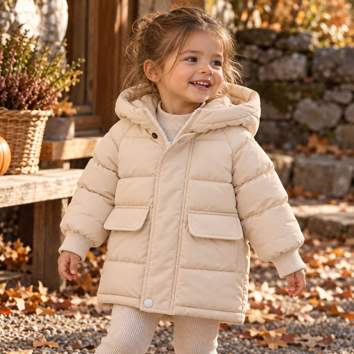 Hooded Baby Padded Jacket