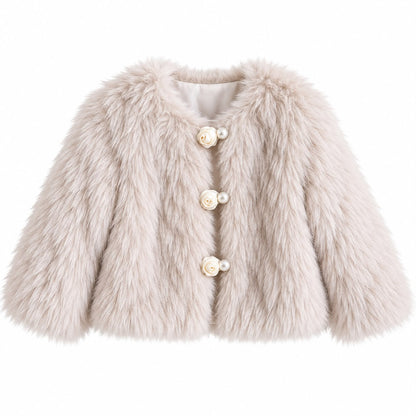 Plush Faux Fur Jacket