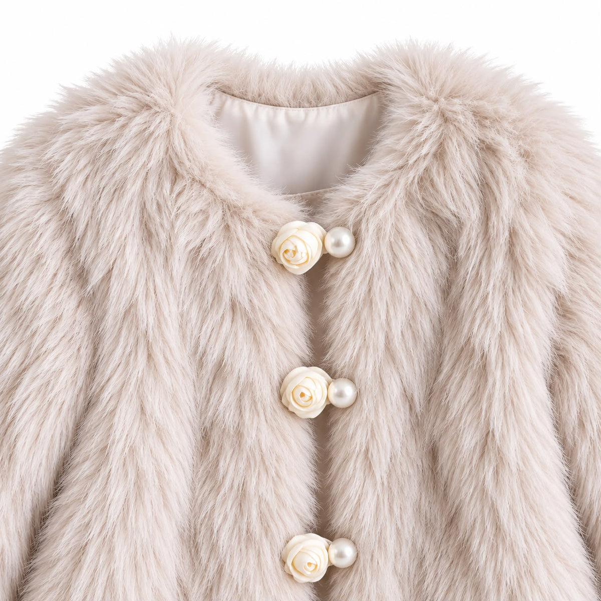 Plush Faux Fur Jacket