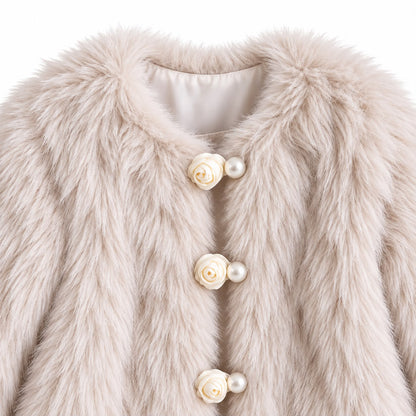 Plush Faux Fur Jacket