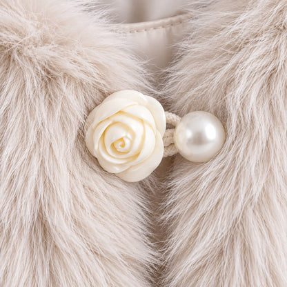 Plush Faux Fur Jacket
