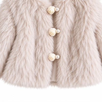 Plush Faux Fur Jacket