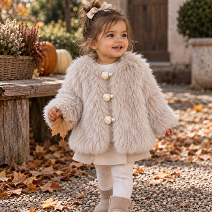 Plush Faux Fur Jacket