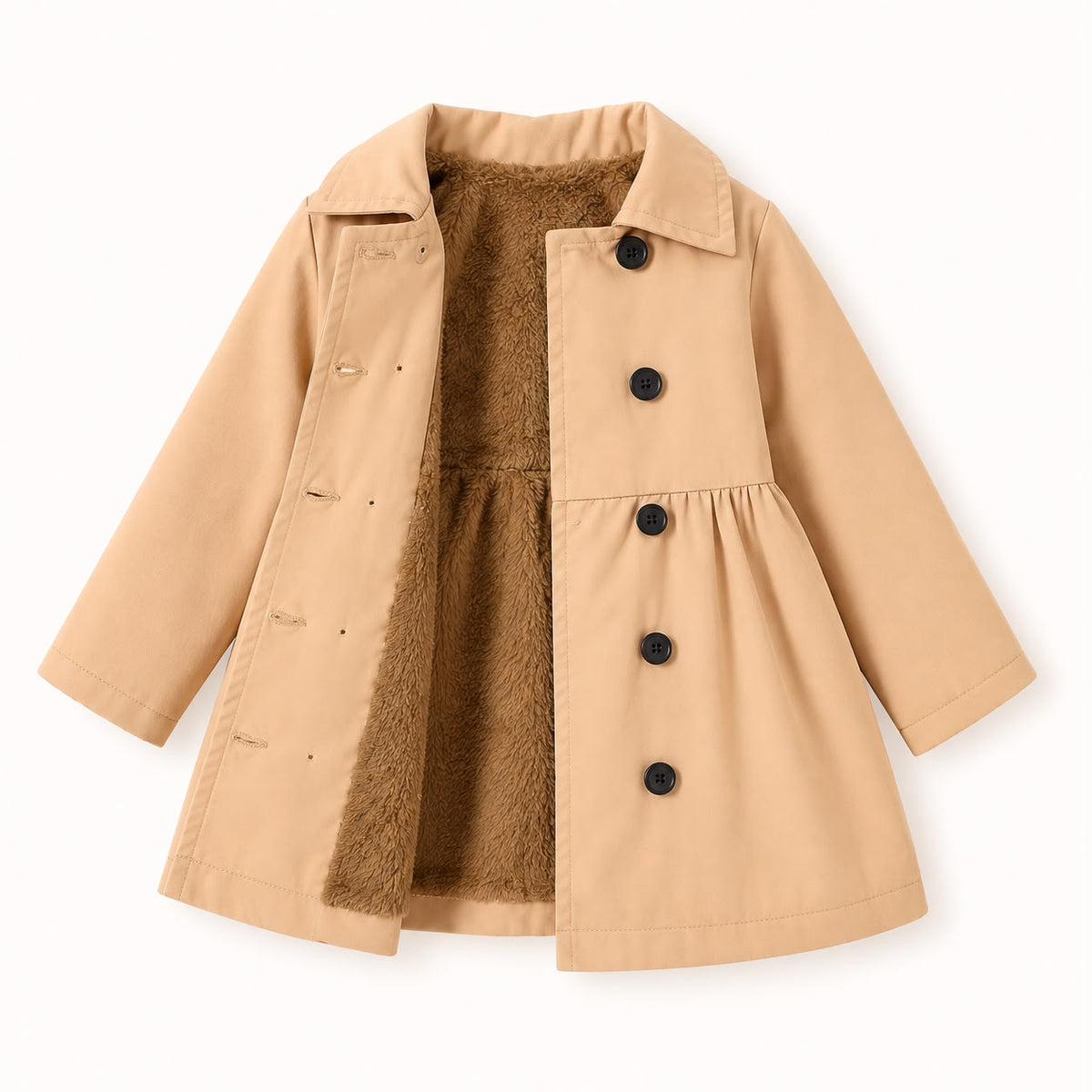 Fleece Lined Trench Coat