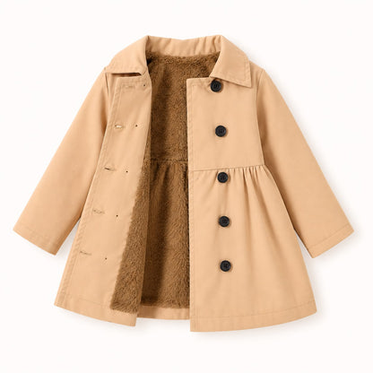 Fleece Lined Trench Coat