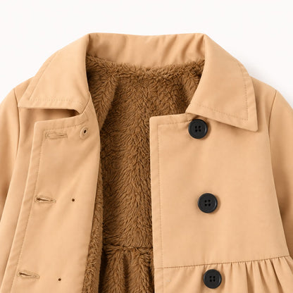 Fleece Lined Trench Coat
